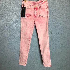Don't Cry Milan ‘lea’ Pink Wash Skinny Jean NWT
